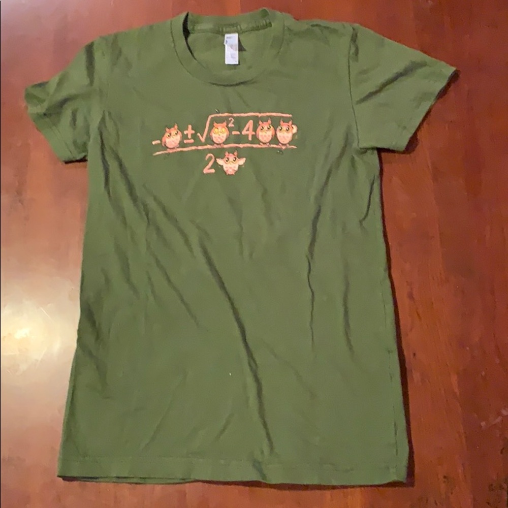American Apparel olive t-shirt
